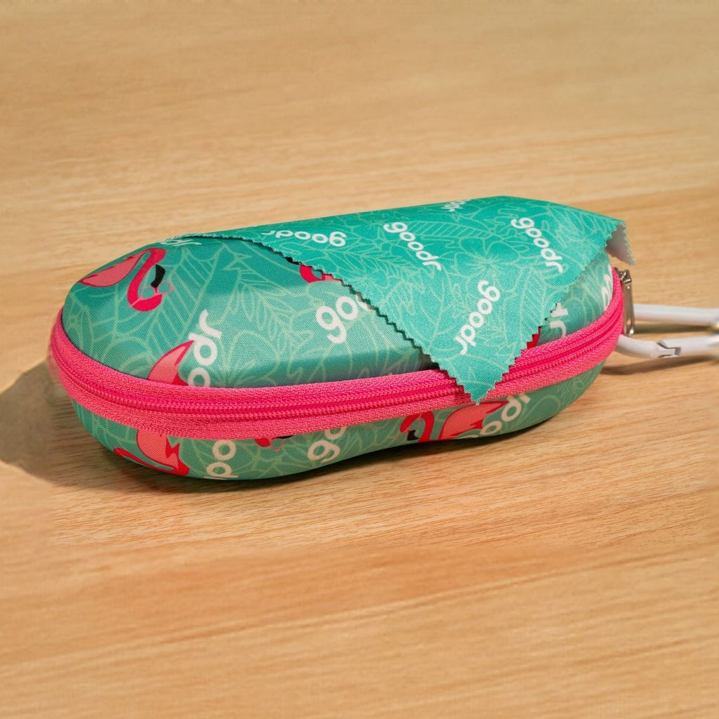 "Best Case Scenario” Sunglasses Case with Carabiner