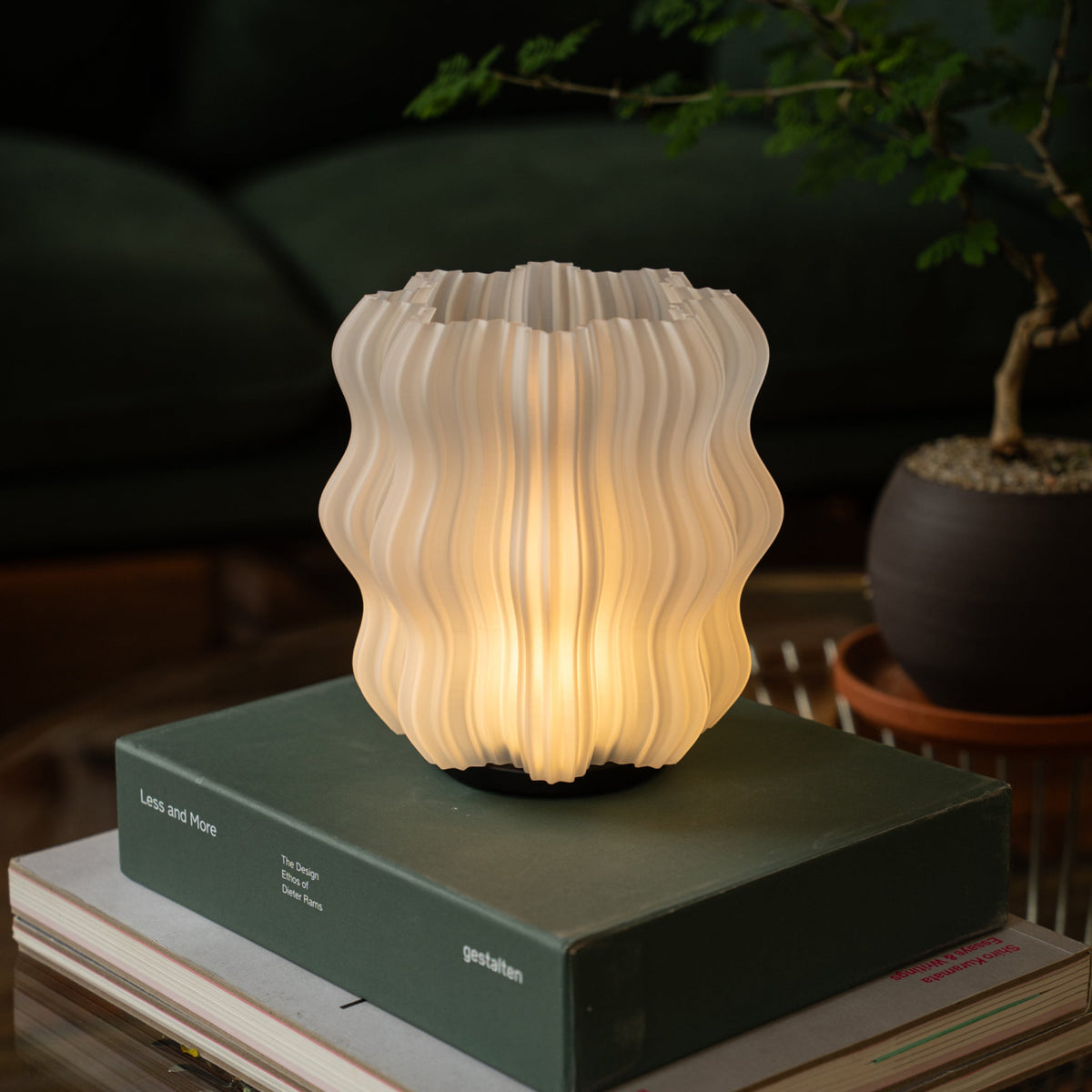 Cordless Mini Wavy Lamp
