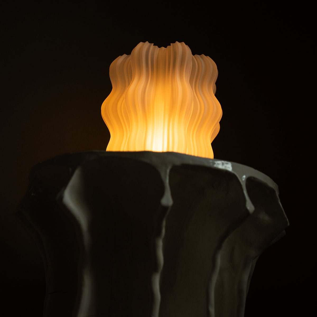 Cordless Mini Wavy Lamp