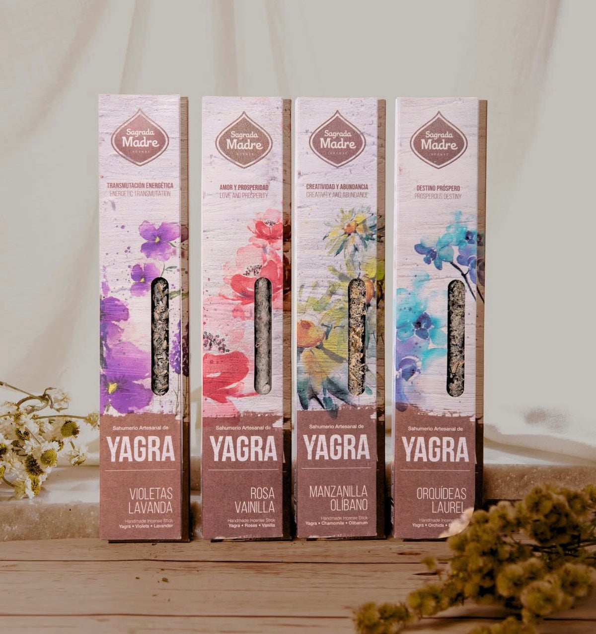 Flower Yagra Incense Collection