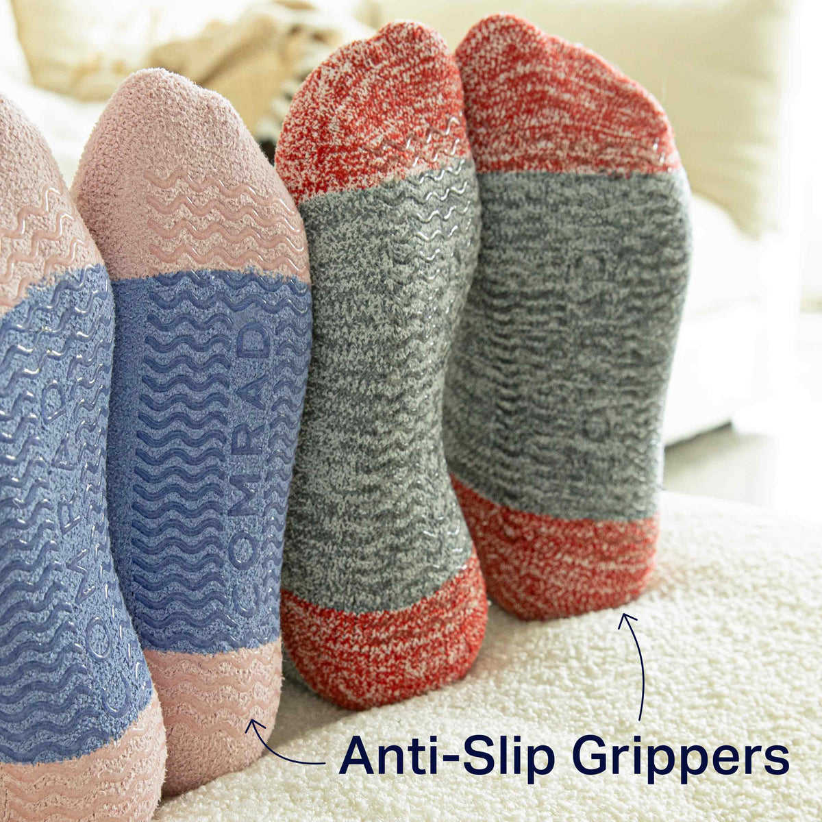 CozyGrip Compression Slipper Socks