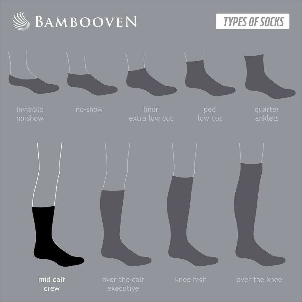 Men’s Bamboo Lightweight Dress & Trouser Socks 3-Pack - 509