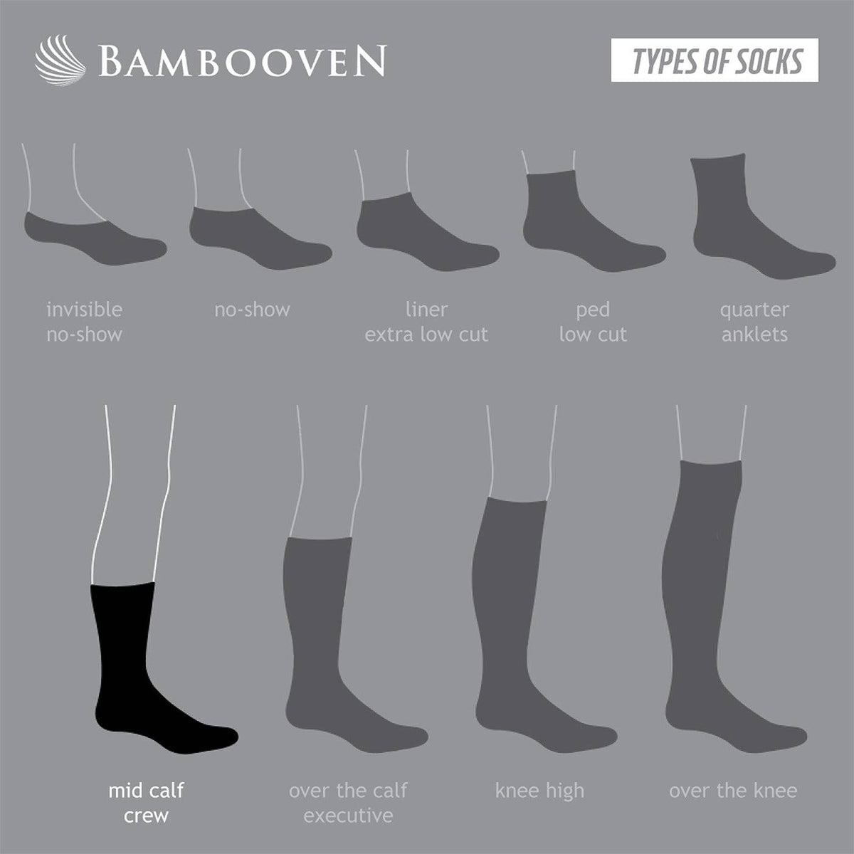 Men’s Bamboo Lightweight Dress & Trouser Socks 3-Pack - 509